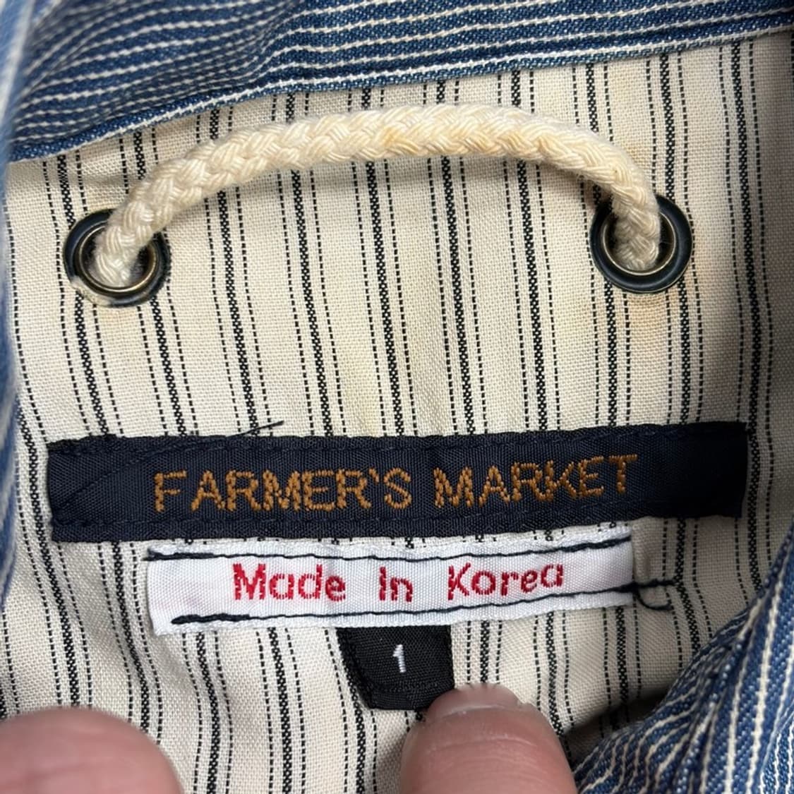 파머스마켓 체크 셔츠자켓 v1844  상품이미지6