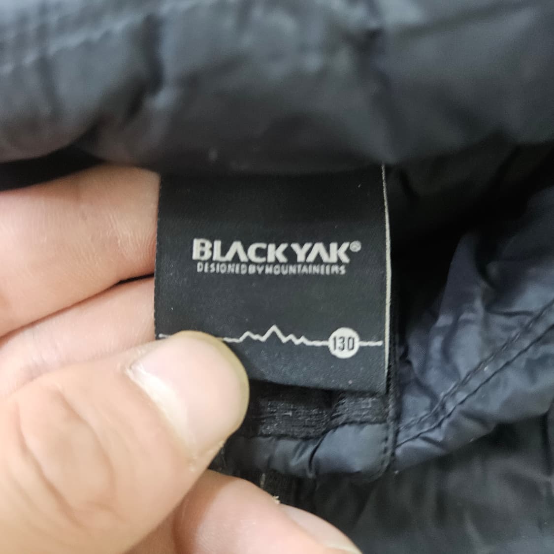 130 블랙야크 키즈 경량 다운 패딩 0406Y 상품이미지3