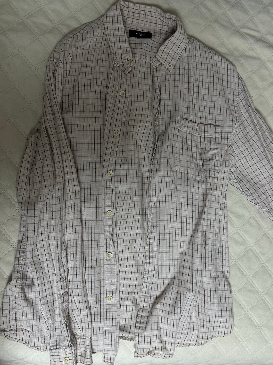폴햄 남성 체크 셔츠 L  상품이미지1
