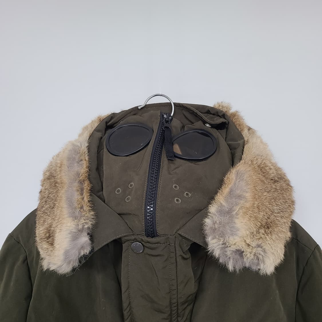 CP컴퍼니 정품 남성 고글 패딩 파카 카키 100 상품이미지2