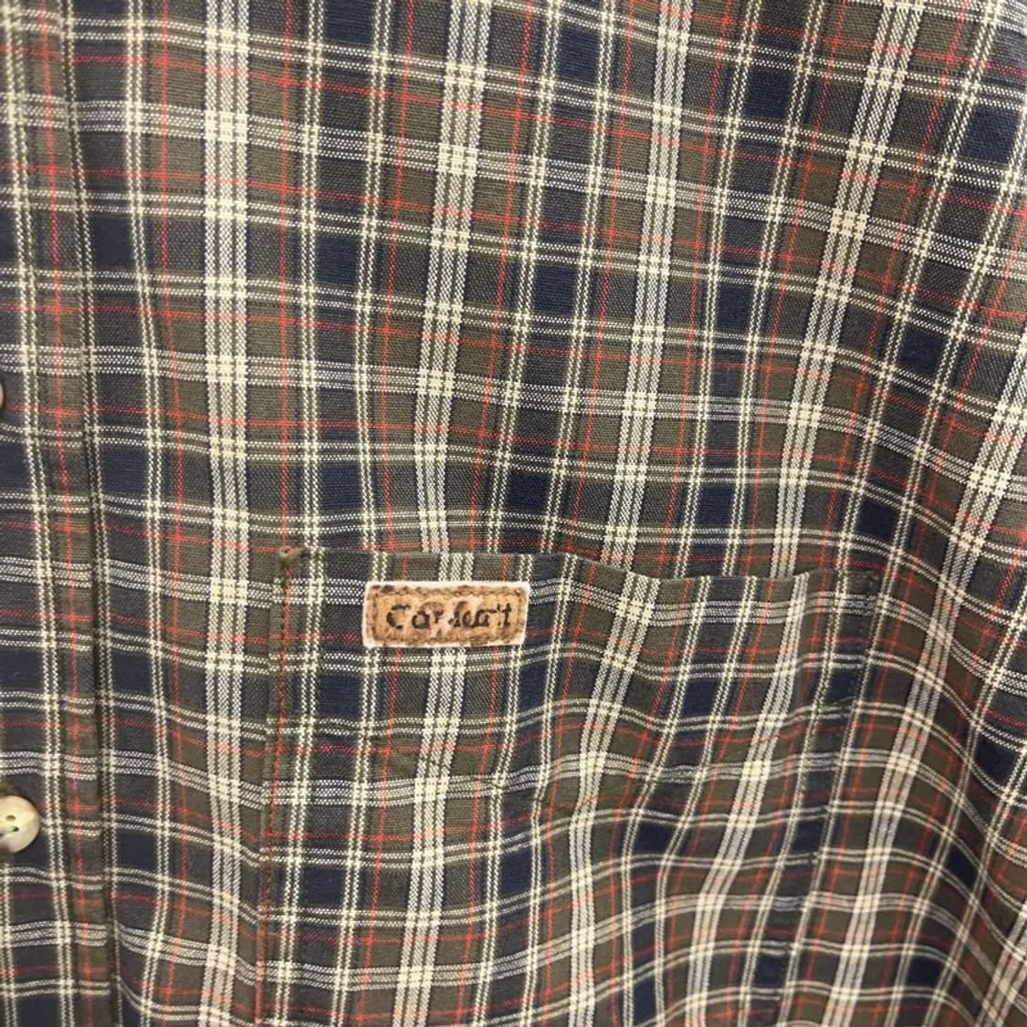 칼하트 90s 빈티지 빅사이즈 체크 셔츠 110 C06355 상품이미지6