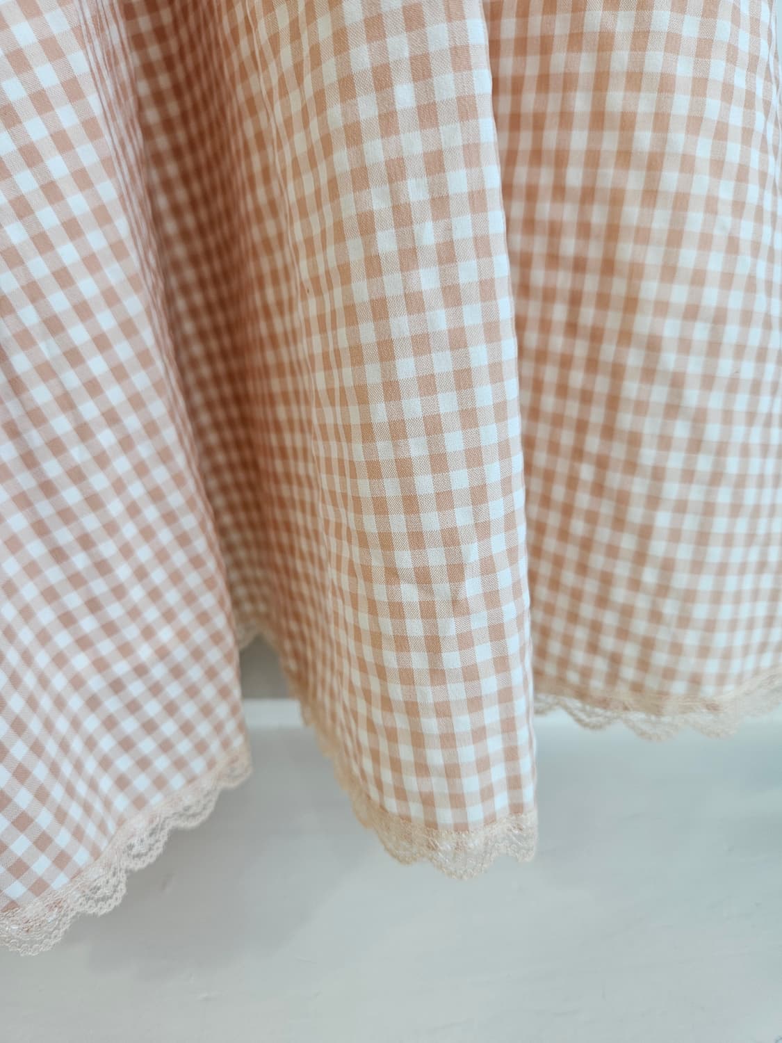 LEST ROSE체크 리본 원피스 상품이미지7