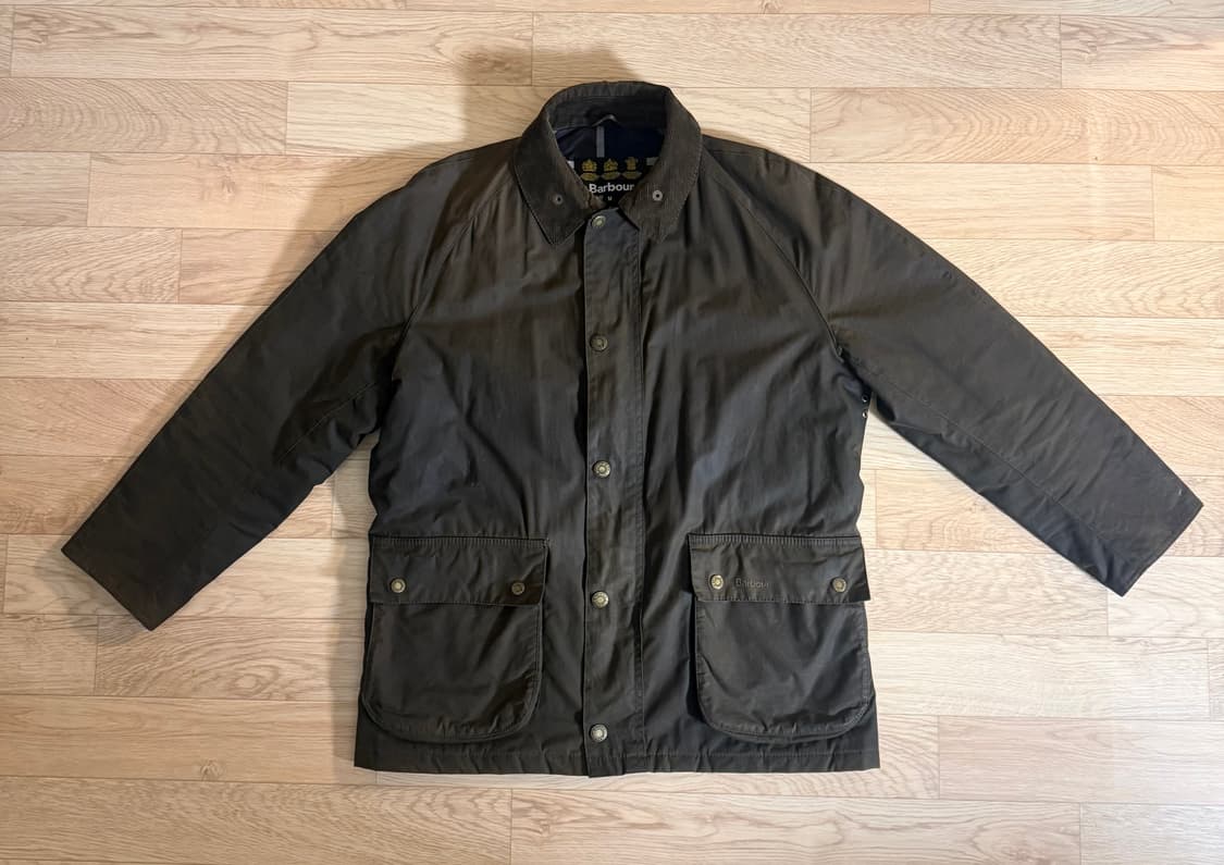 Barbour Strathrhyre Wax Jacket 브라운 M (슬림 상품이미지1