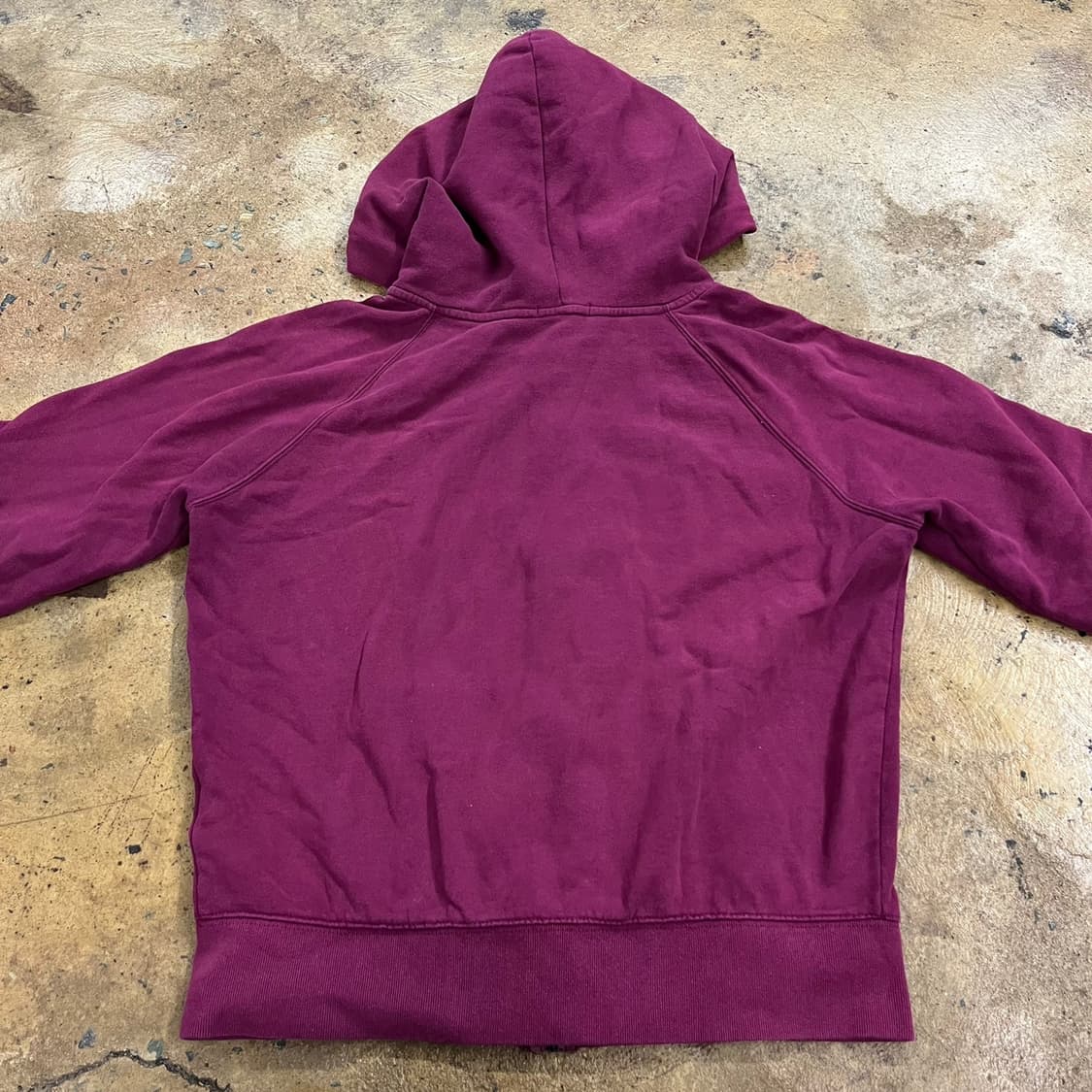갭 퍼플 플럼 양털 후드집업  상품이미지4