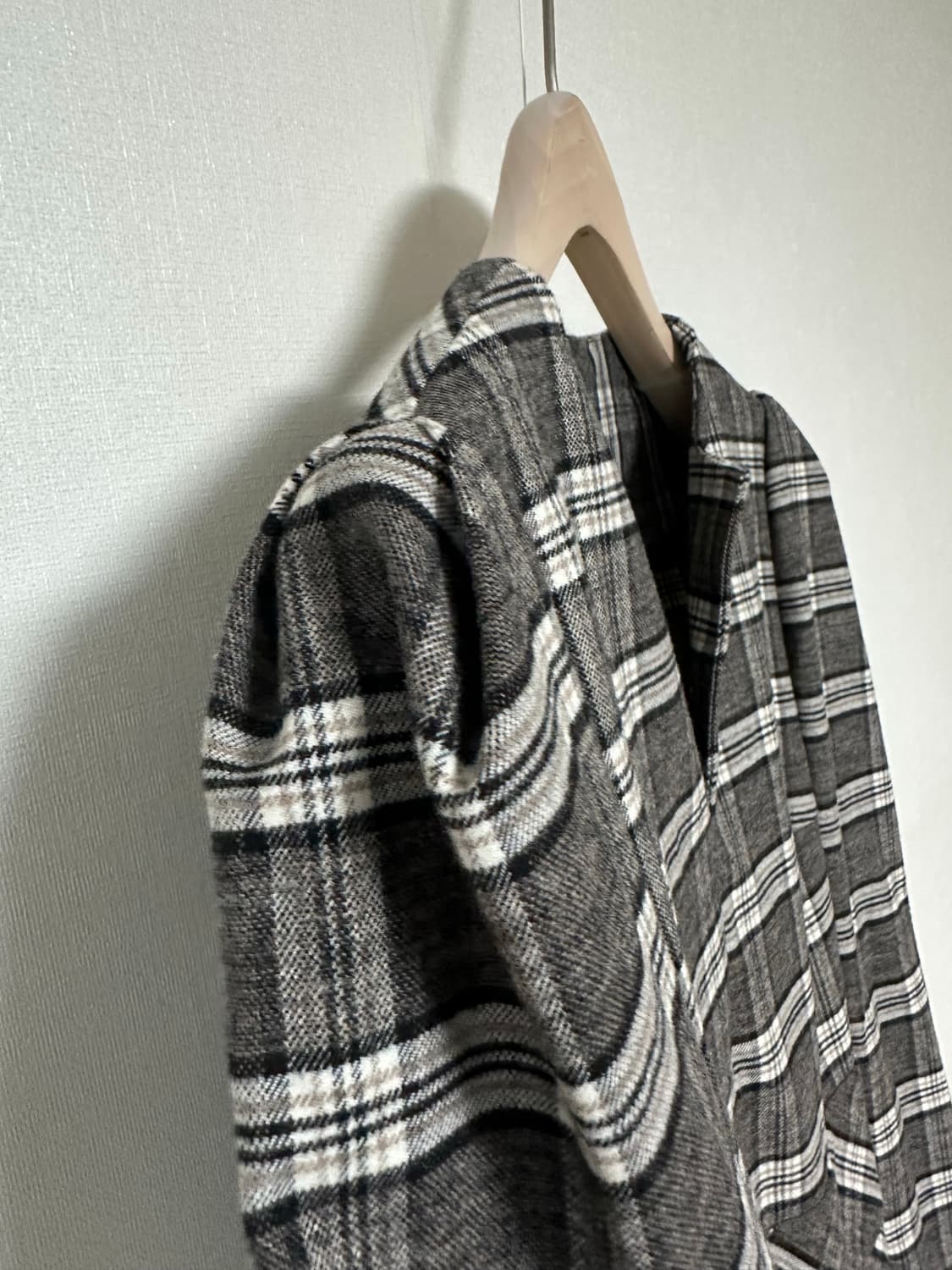 마쥬 체크 모직 원피스 상품이미지5