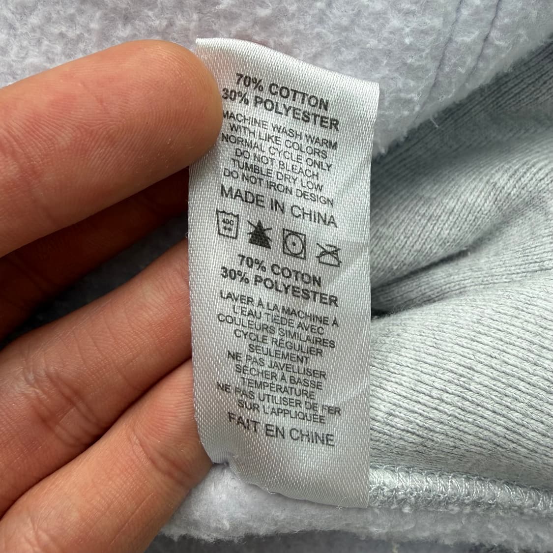 인디펜던트 X SNS! 백 프린팅 로고 그레이 후드티 M 상품이미지9