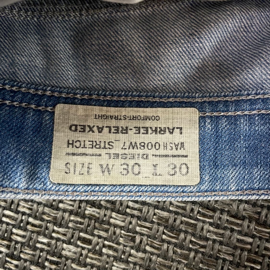 (30) 디젤 연청 워싱 버튼플라이 데님 팬츠 상품이미지9