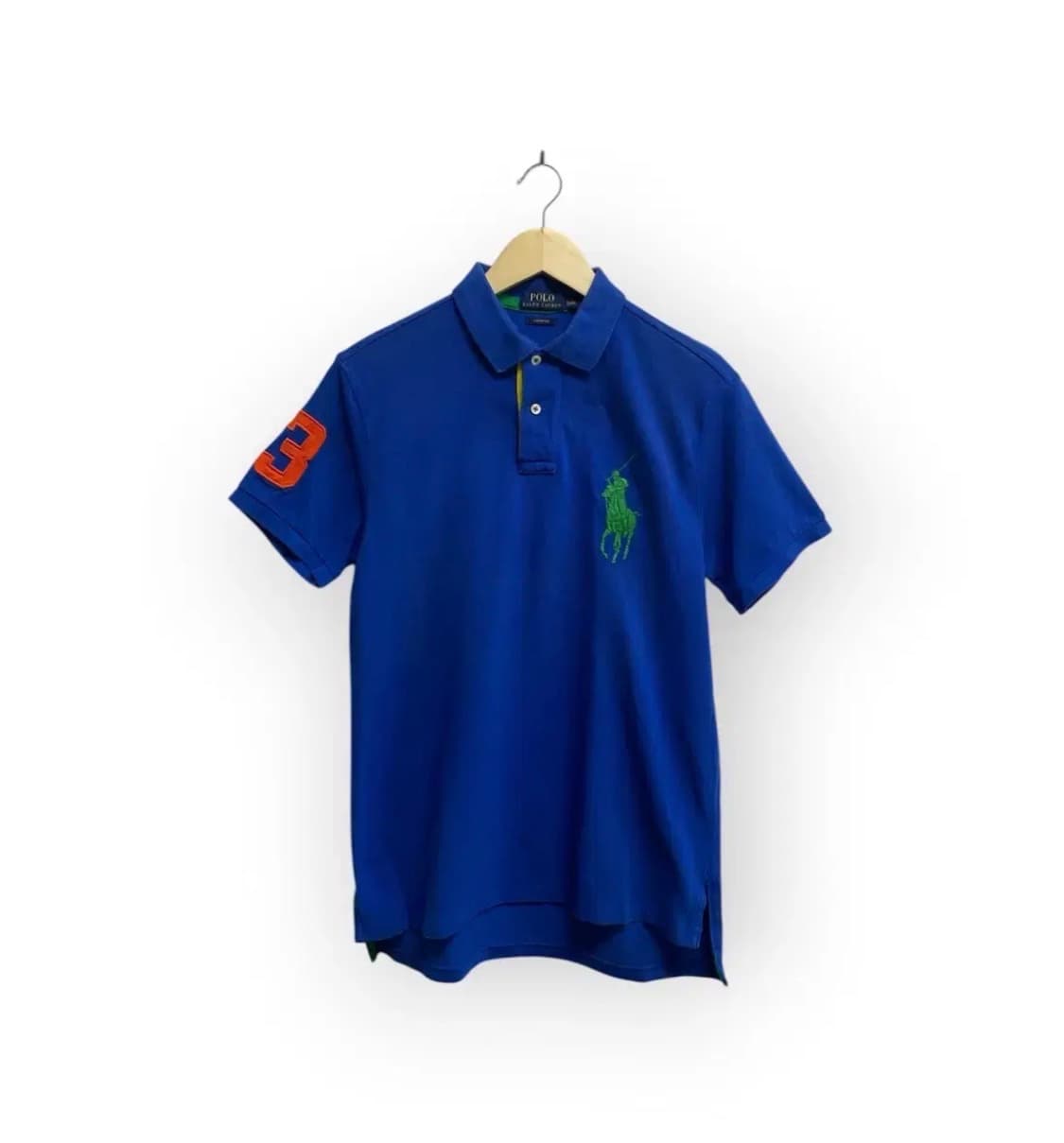 폴로 빅포니 PK 블루 반팔티 M 상품이미지1