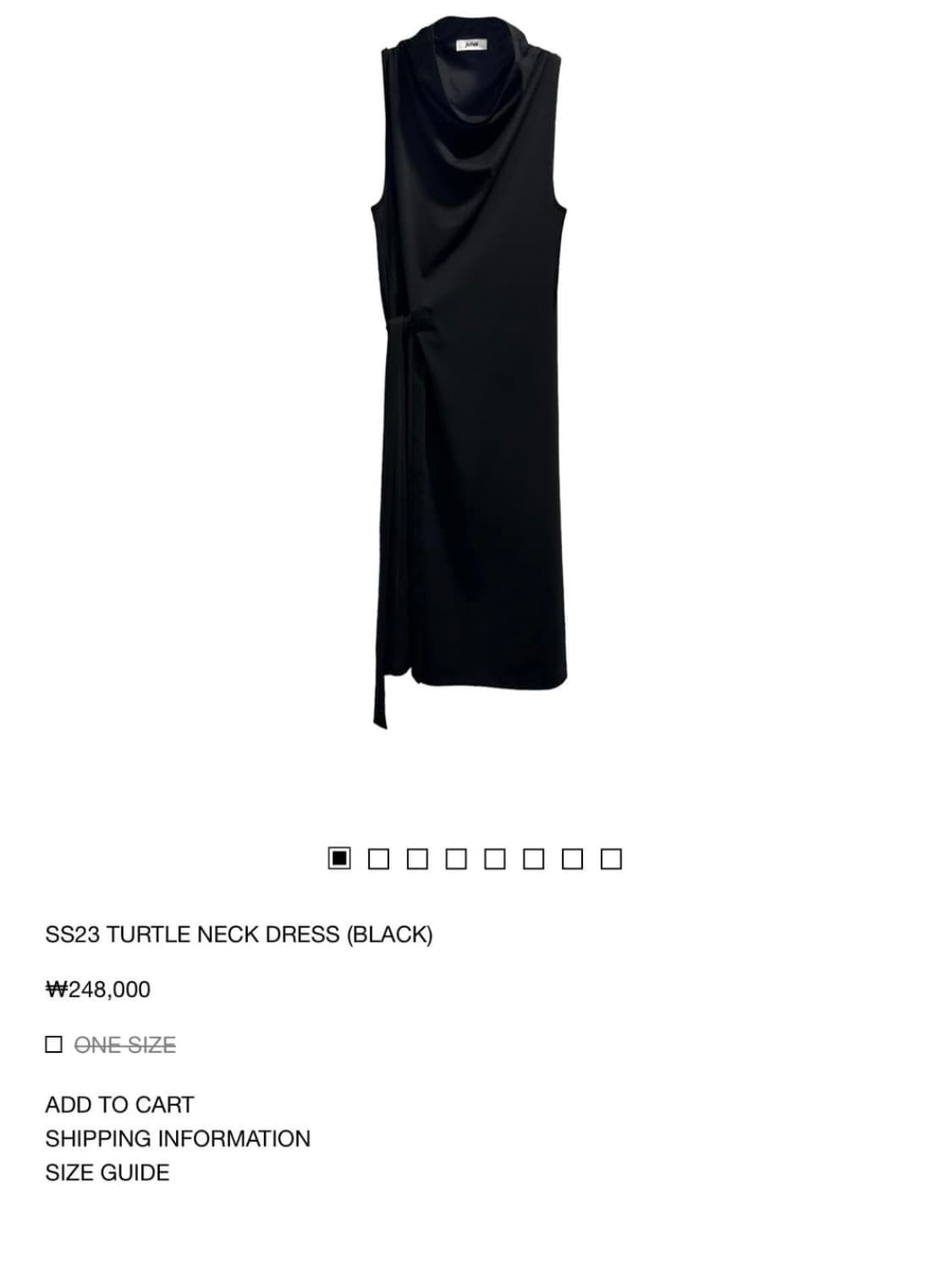 지초이 jichoi 터틀넥 드레스 상품이미지2