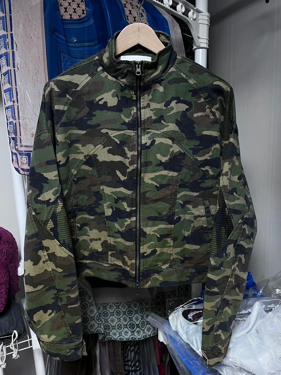 [새상품,M] 노매뉴얼 카모 자켓 W.S Jacket 바이커자켓 상품이미지1