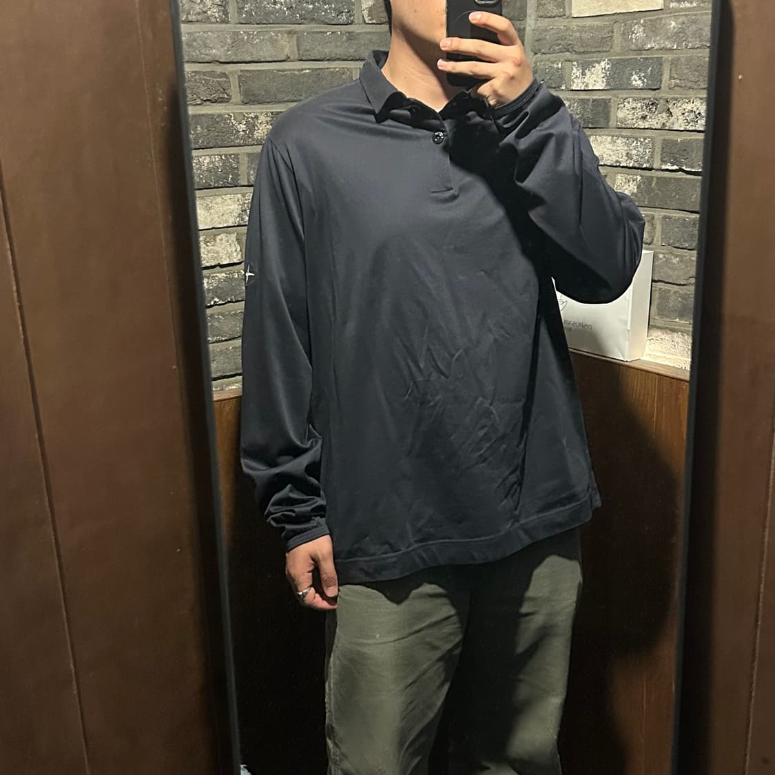 3XL) 스톤아일랜드 패치 로고 롱슬리브 카라티셔츠 상품이미지10