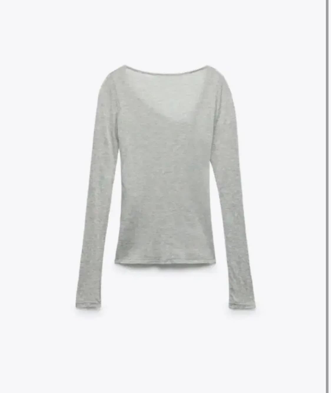 [새상품] 자라 zara 언밸런스 더블 티셔츠 S (고윤정 착용) 상품이미지3