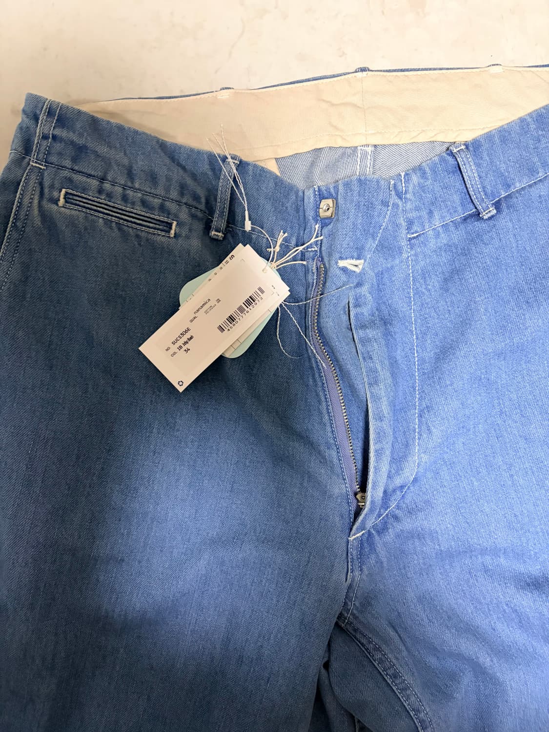 나나미카 와이드 34 Wide Denim Pants - Indigo Bl 상품이미지2