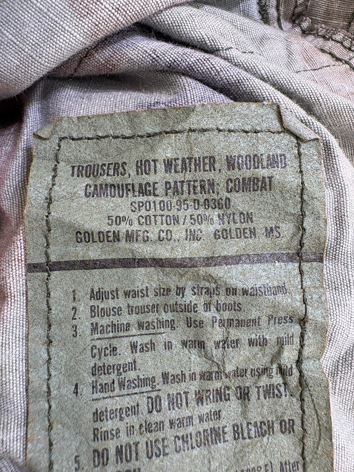 US ARMY 밀리터리팬츠 상품이미지7