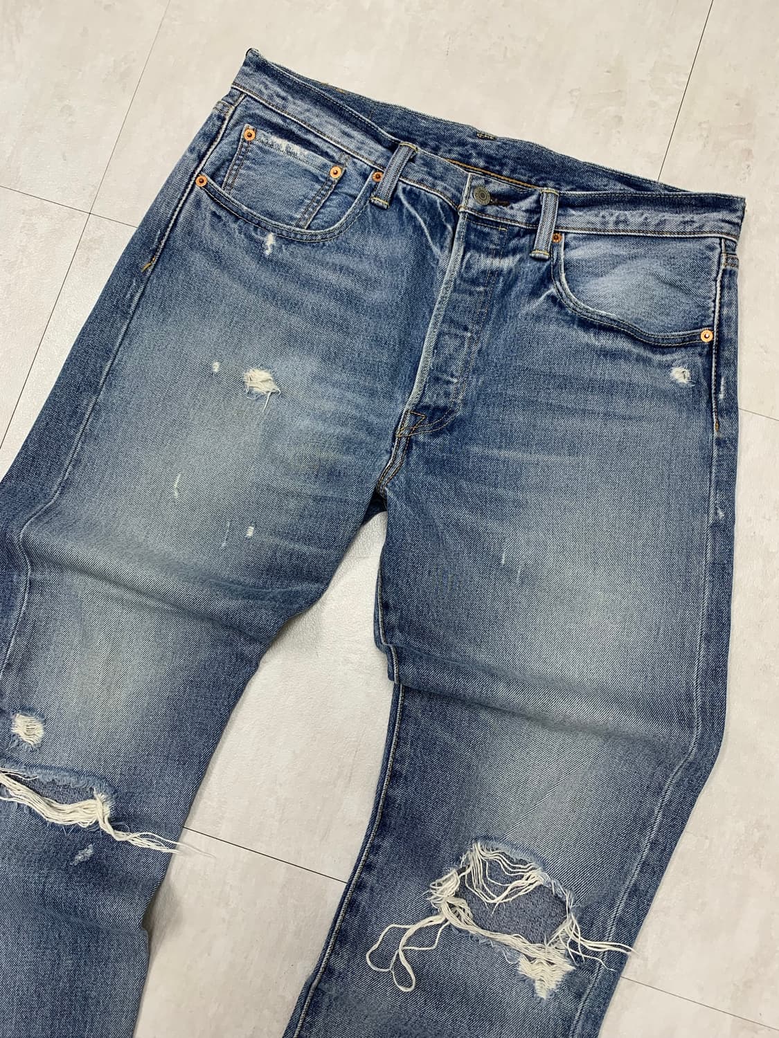 리바이스 501 그런지 디테일 데님팬츠 #174 상품이미지2