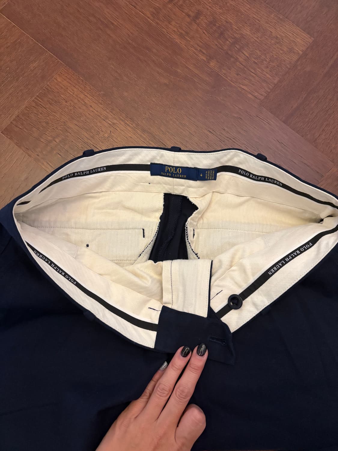 폴로 네이비 슬랙스 상품이미지3