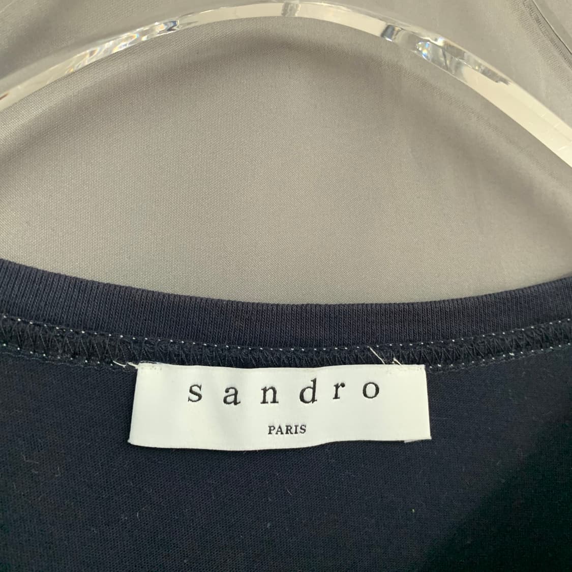 2 SANDRO 산드로 로고 프린팅 오버핏 반팔티 상품이미지5
