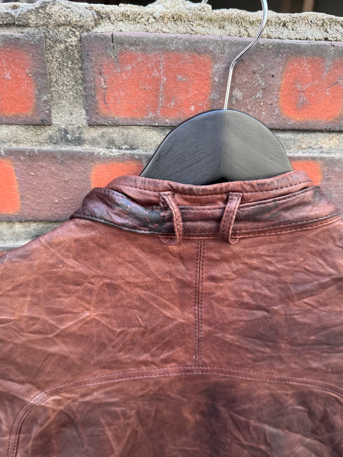 Leather 멀티포켓 디테일 라이더 가죽자켓 상품이미지10