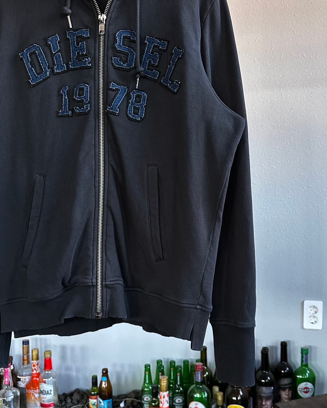 [L]디젤 DIESEL y2k 빈티지 후드집업 상품이미지5