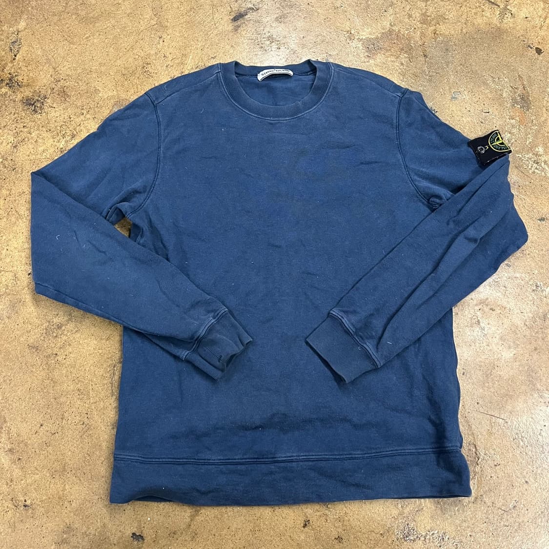 [정품/M] 스톤아일랜드 와펜 맨투맨 네이비 b19 상품이미지2