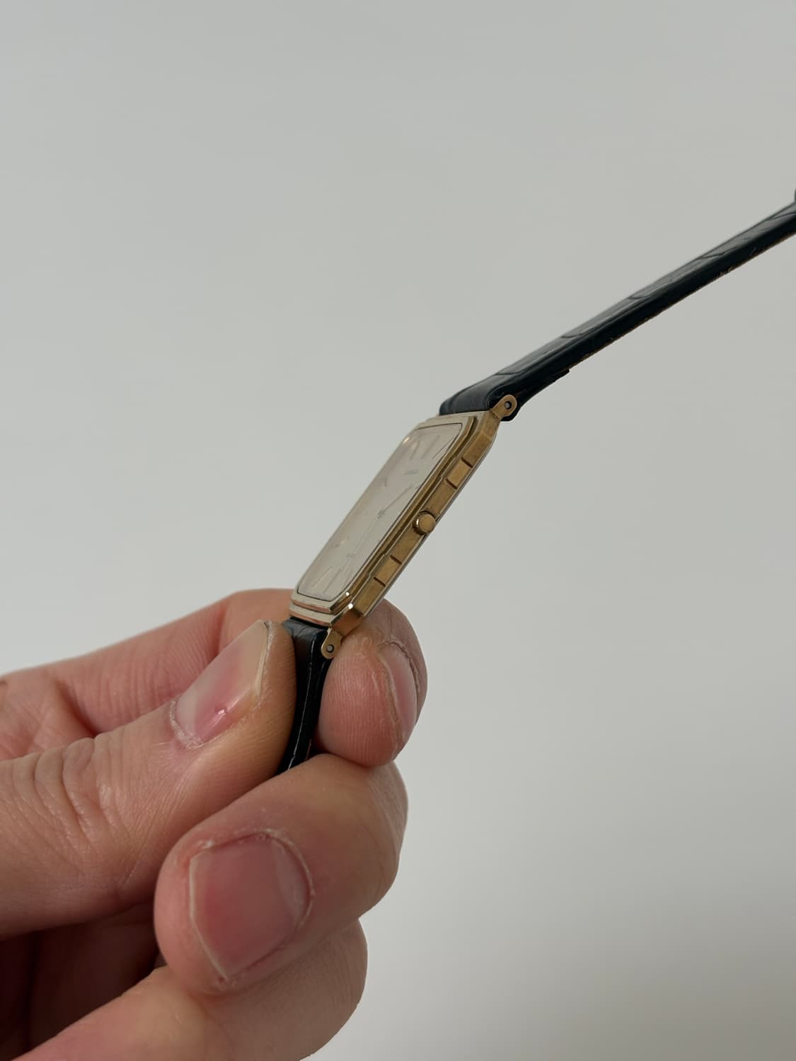 1980s Lassale Ultra-thin Tank Quartz 상품이미지3