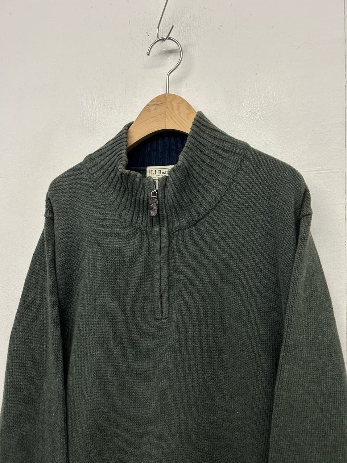 LLBean 하프넥 코튼 니트 스웨터 상품이미지2