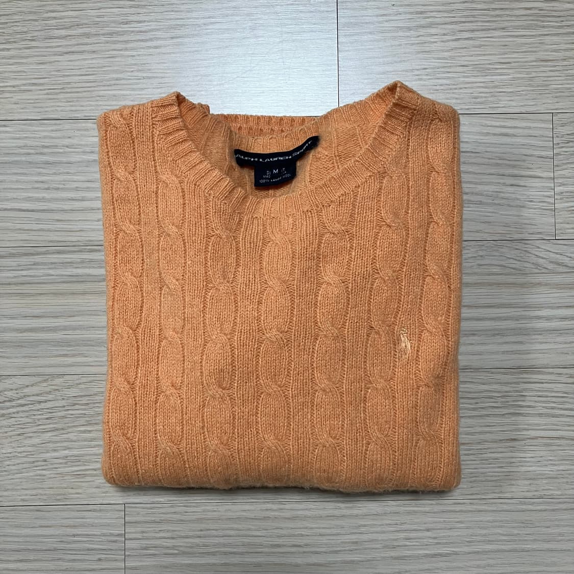 폴로 랄프로렌 램스울 니트 오렌지 상품이미지2