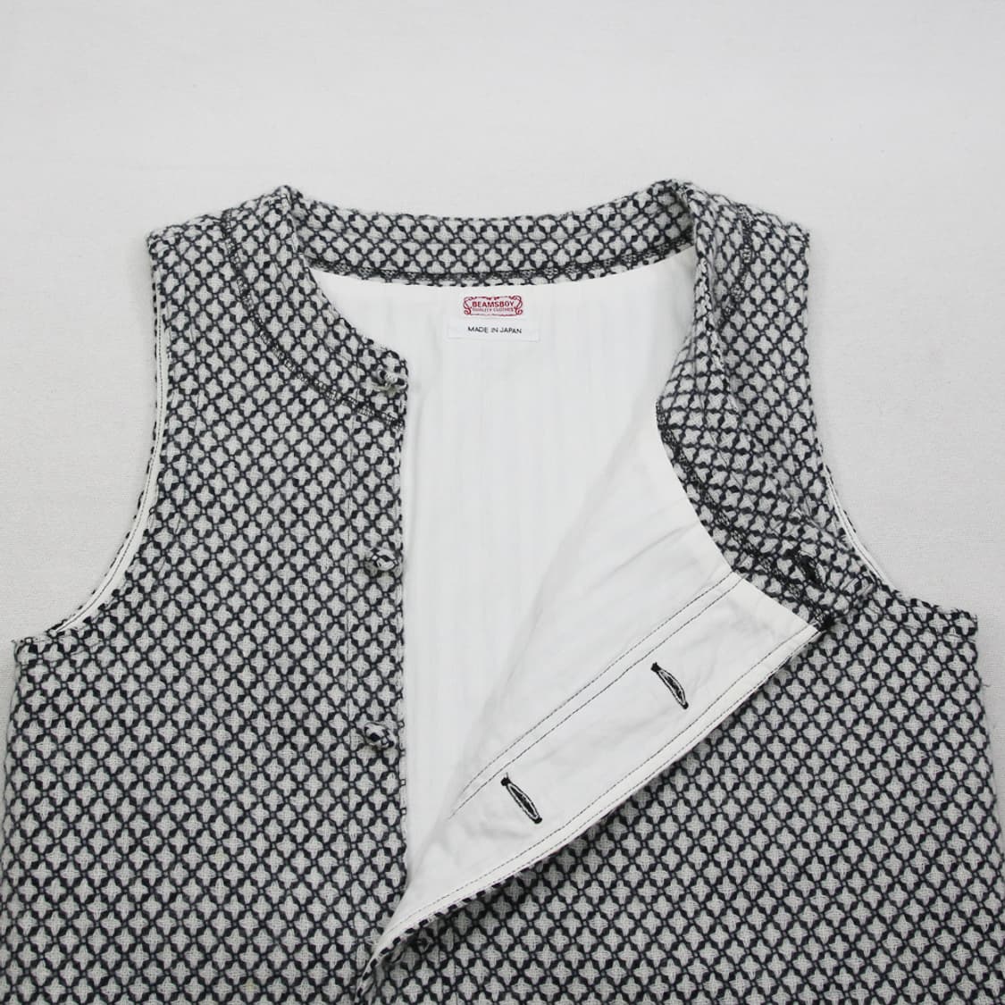 BEAMS BOY 모직 패턴 베스트 (여성용) 상품이미지5