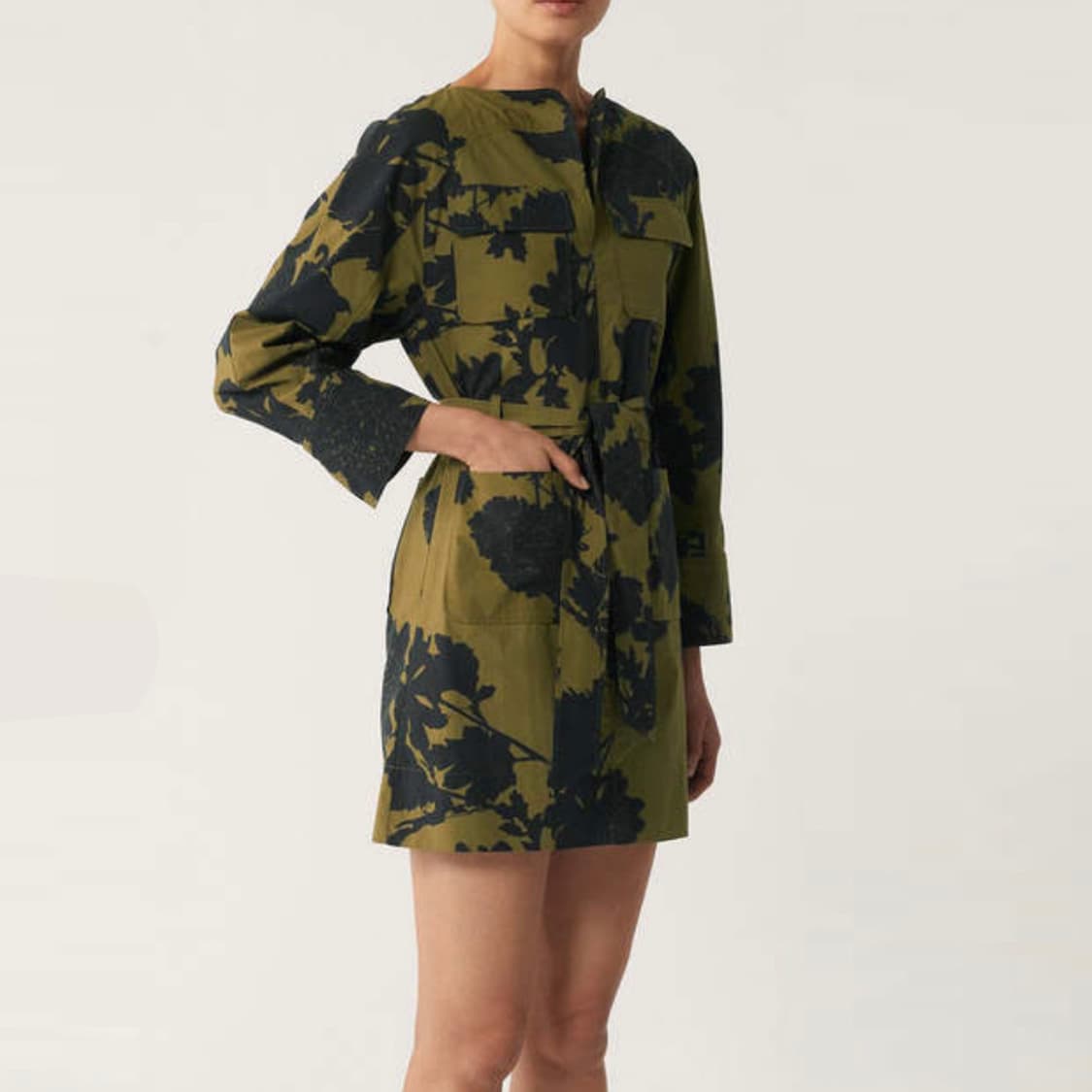 쉐르(Soeur) 말차 플로럴 원피스 55-66 상품이미지3