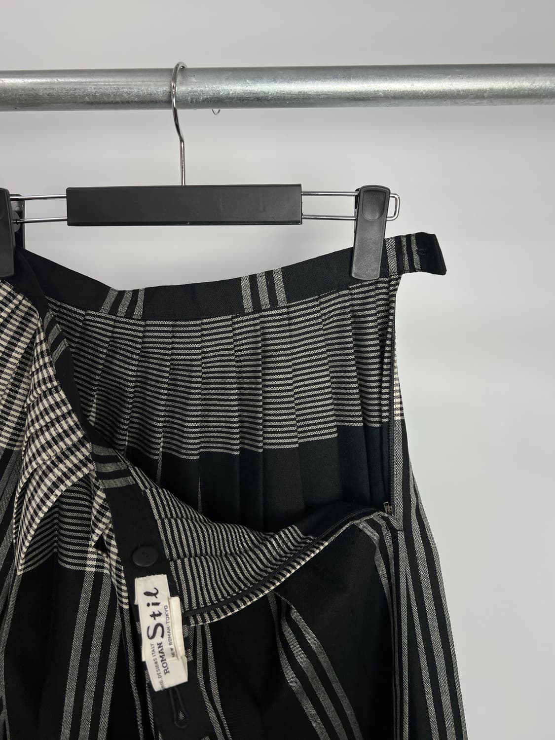 ROMAN 체크 울 스커트  상품이미지4