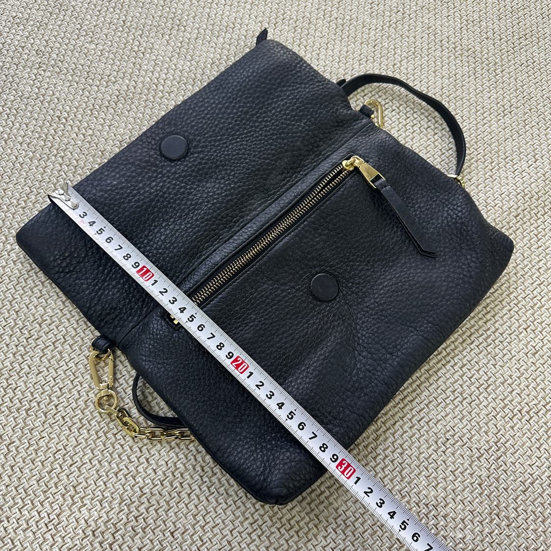 실측확인 토리버치 폴드오버 크로스백 0406D 상품이미지5