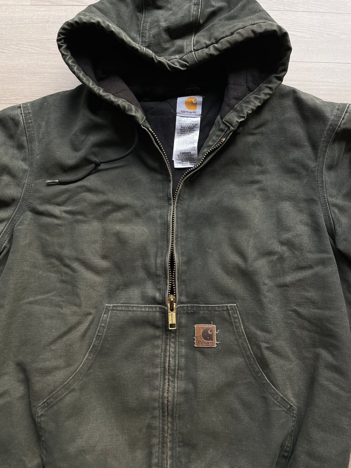 칼하트 j130 mos 모스 액티브 샌드스톤 상품이미지4