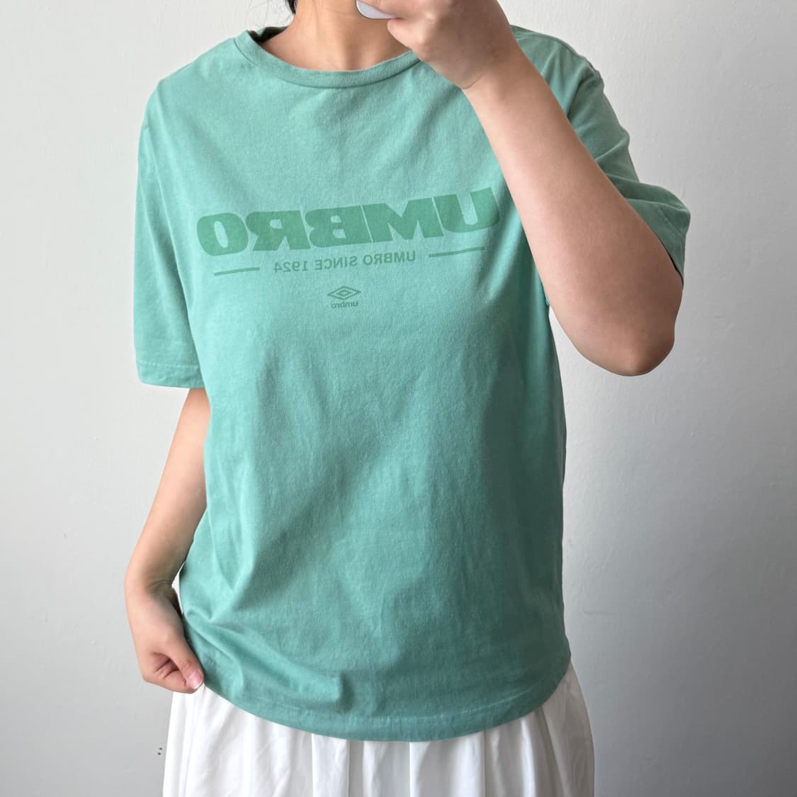 [M] 엄브로 민트 반팔티 상품이미지2