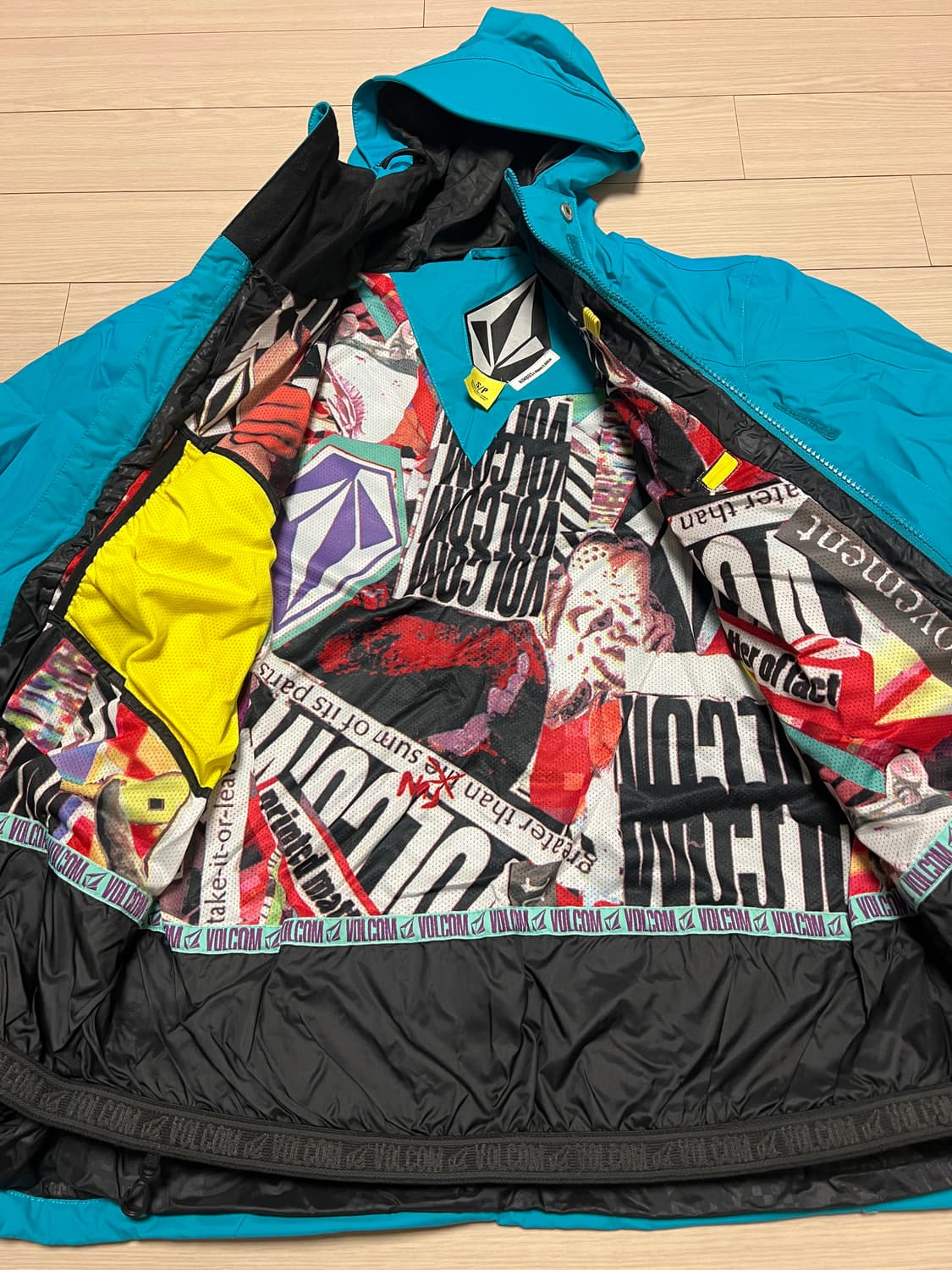 볼컴 Volcom 스노우보드 자켓 / 민트 블루 / S 상품이미지8