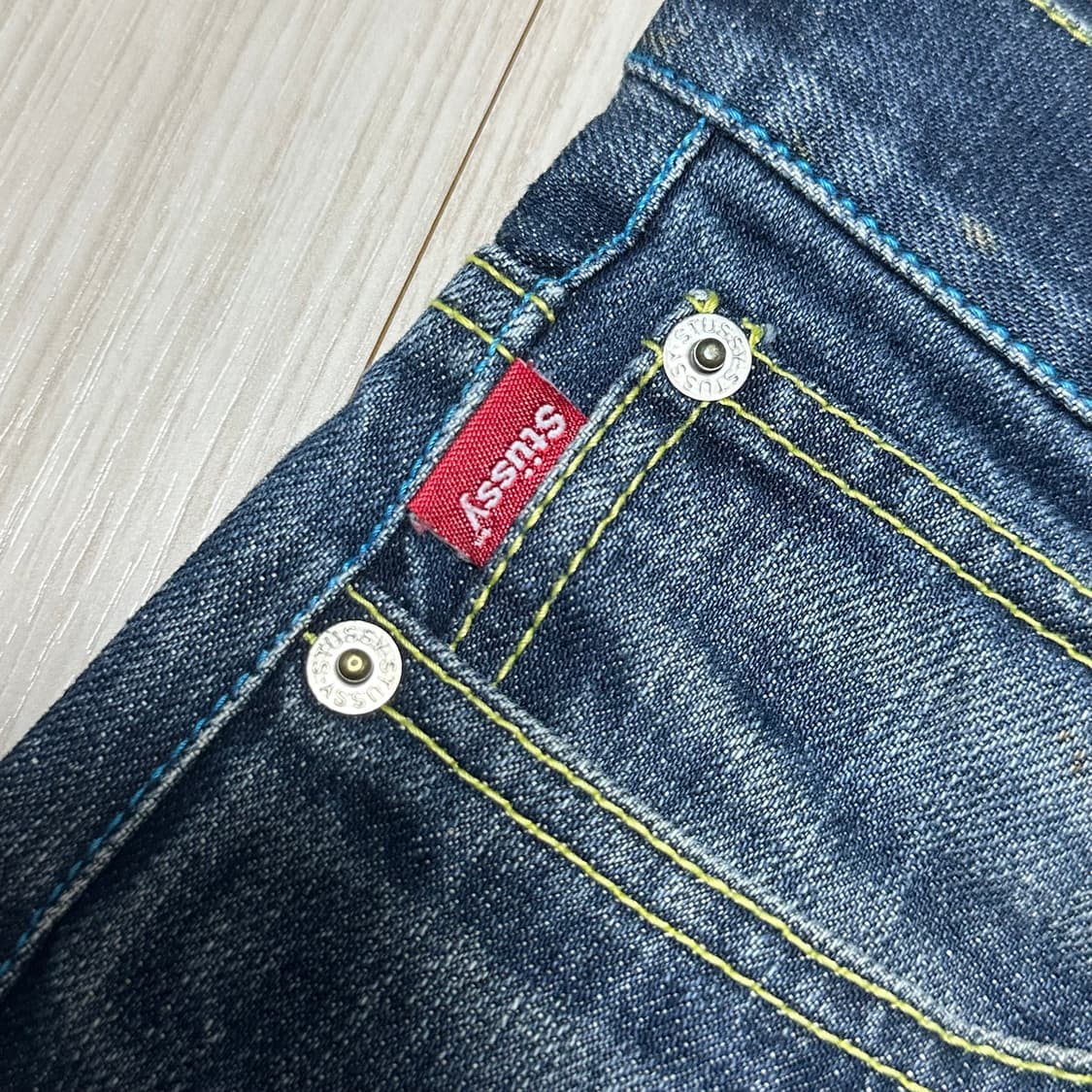 stussy rough & rugged denim shorts 상품이미지4