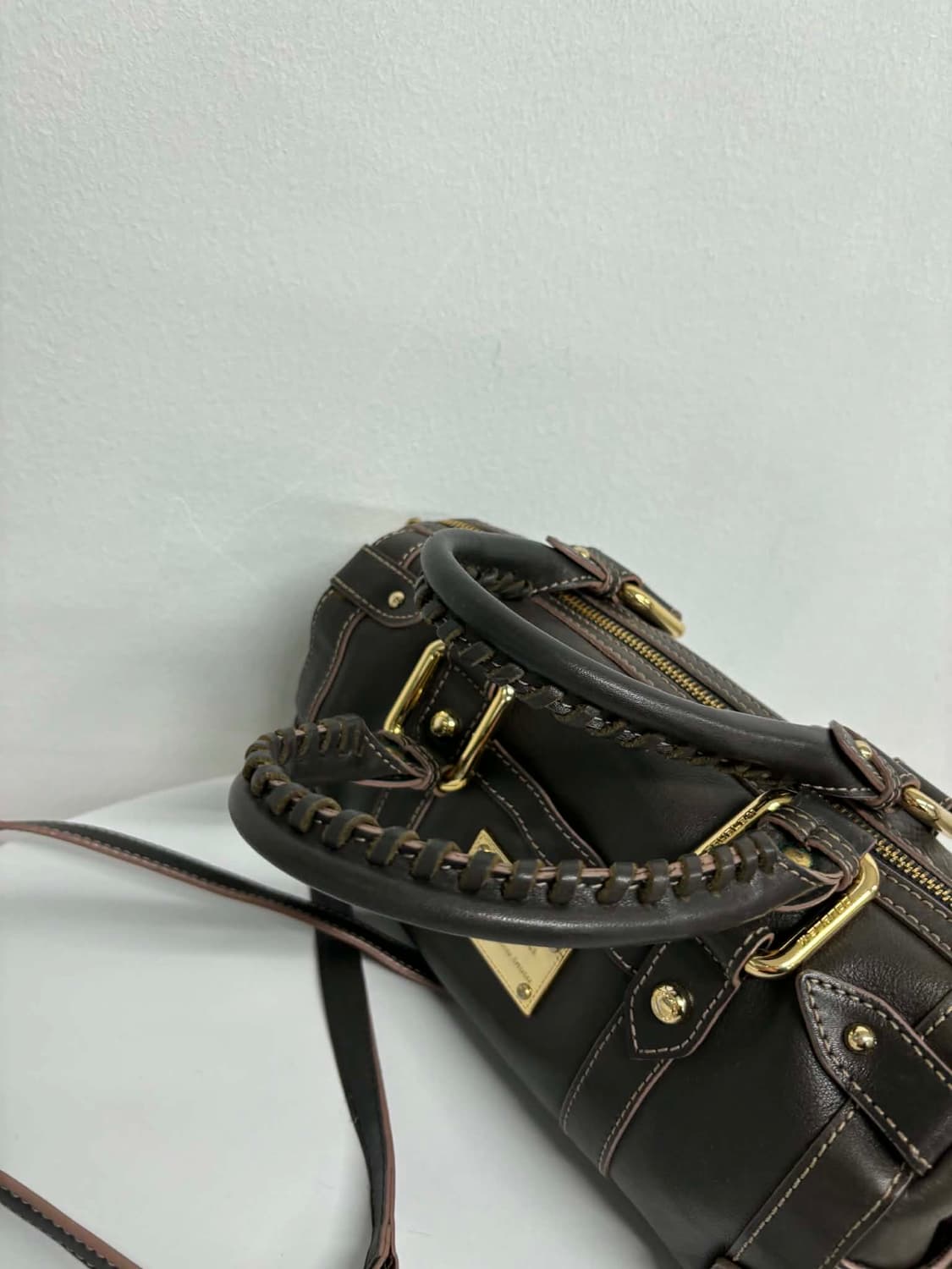 Double M 더블앰 가죽 멀티 미니 보스톤 투웨이 토트백 크로스 상품이미지7