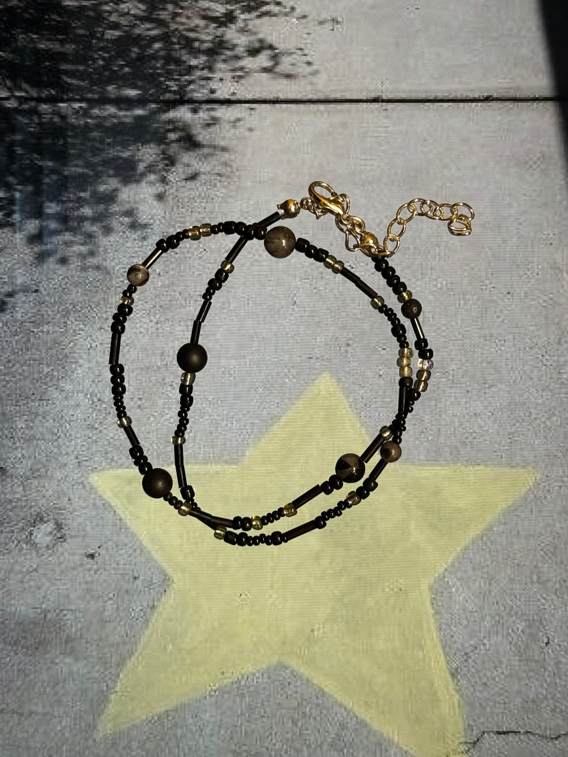 Noir Star 빈티지 비즈목걸이 상품이미지1