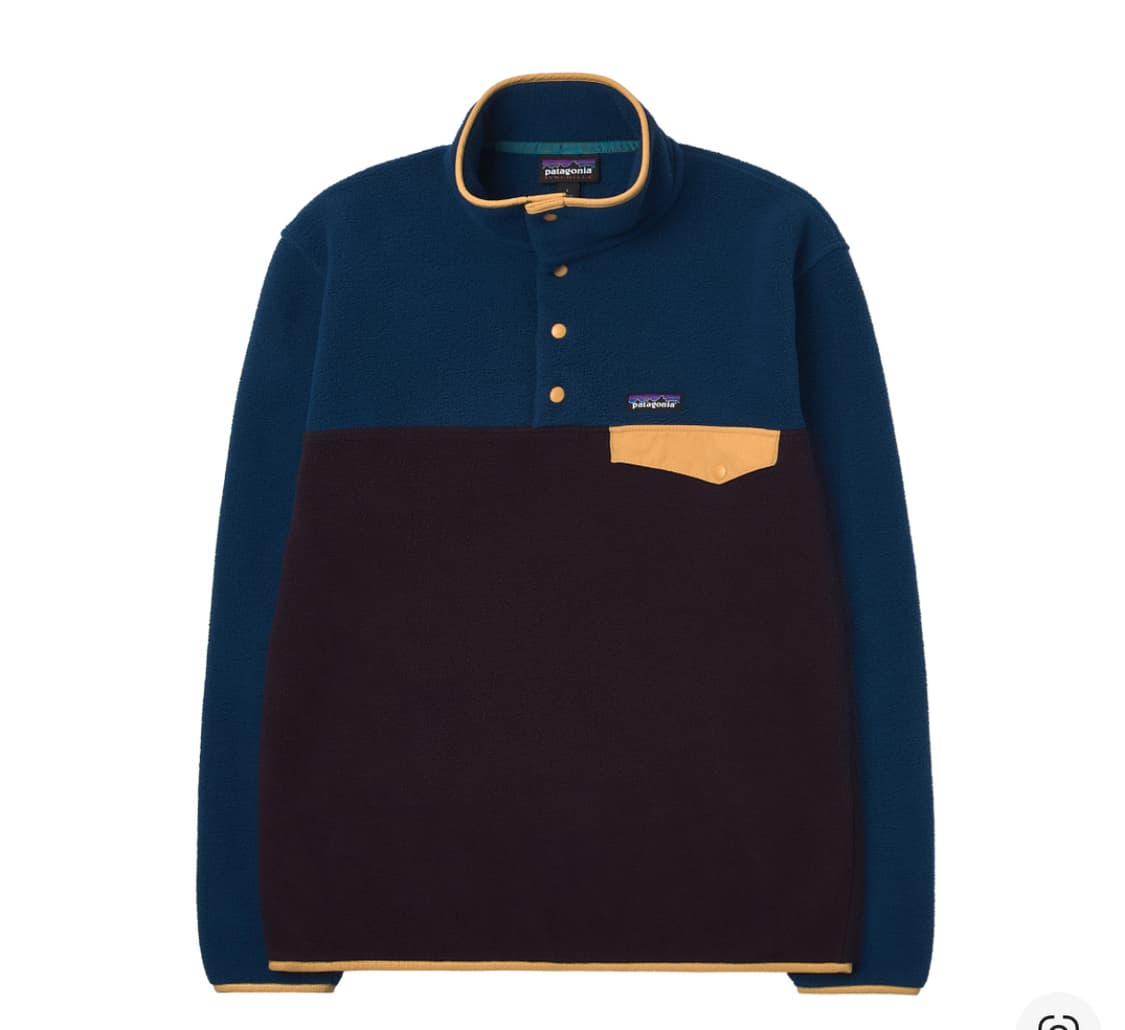 파타고니아 신칠라 스냅-T 플리스 풀오버 옵시디언 상품이미지1