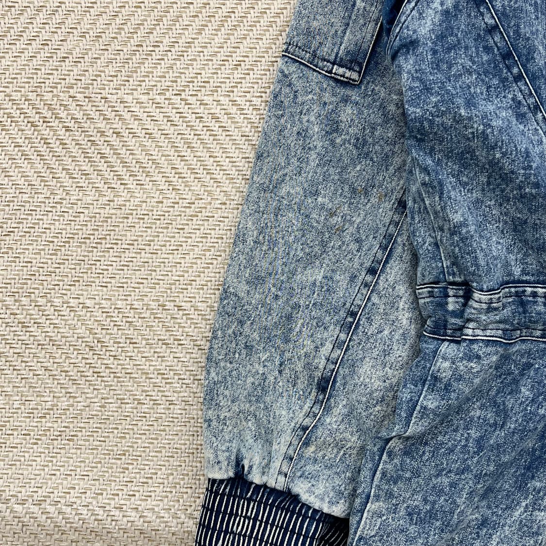 나이키포스 워시드 데님자켓 r2495 상품이미지7