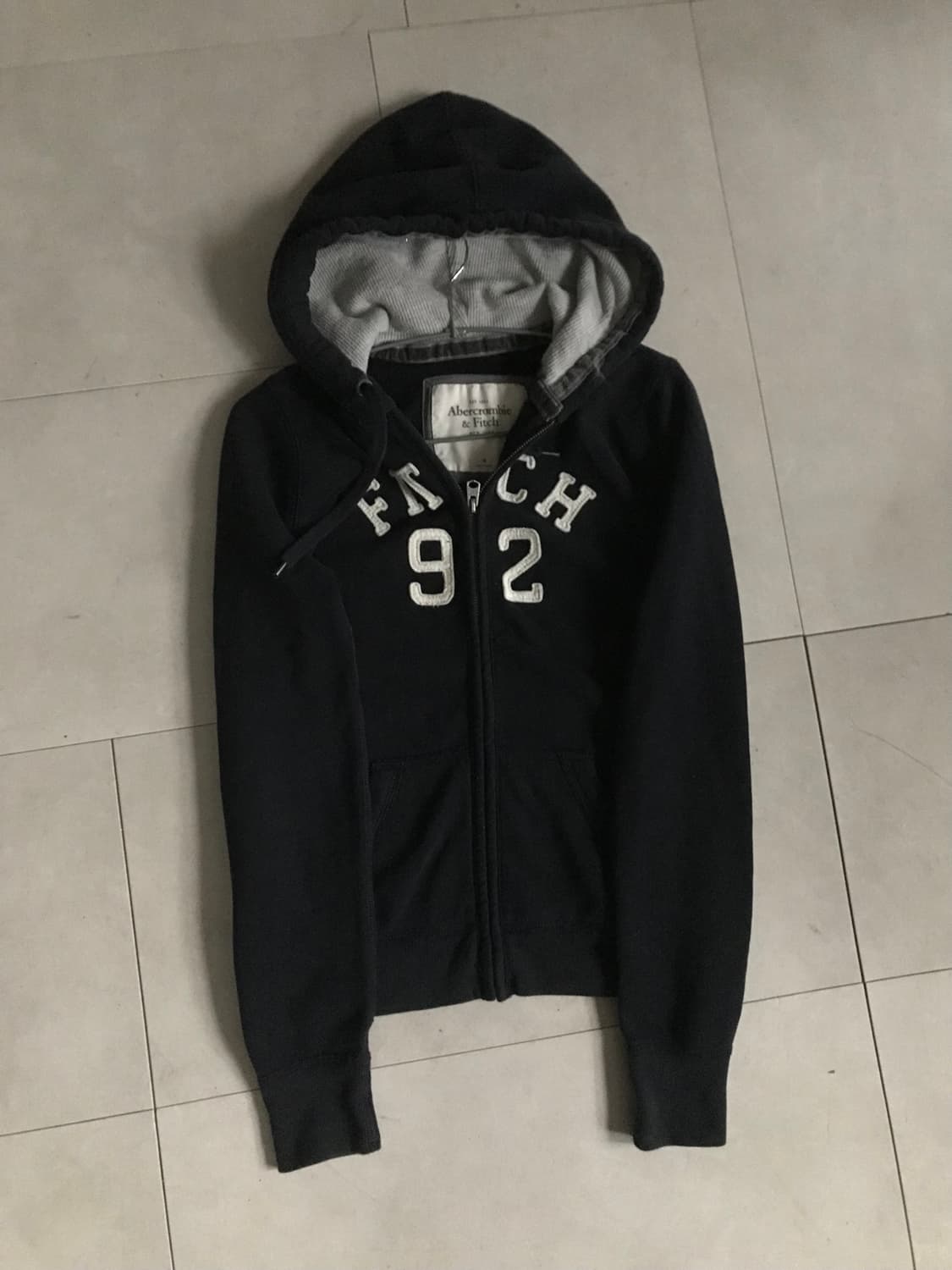 아베크롬비 네이비 딱붙핏 후드집업 상품이미지9