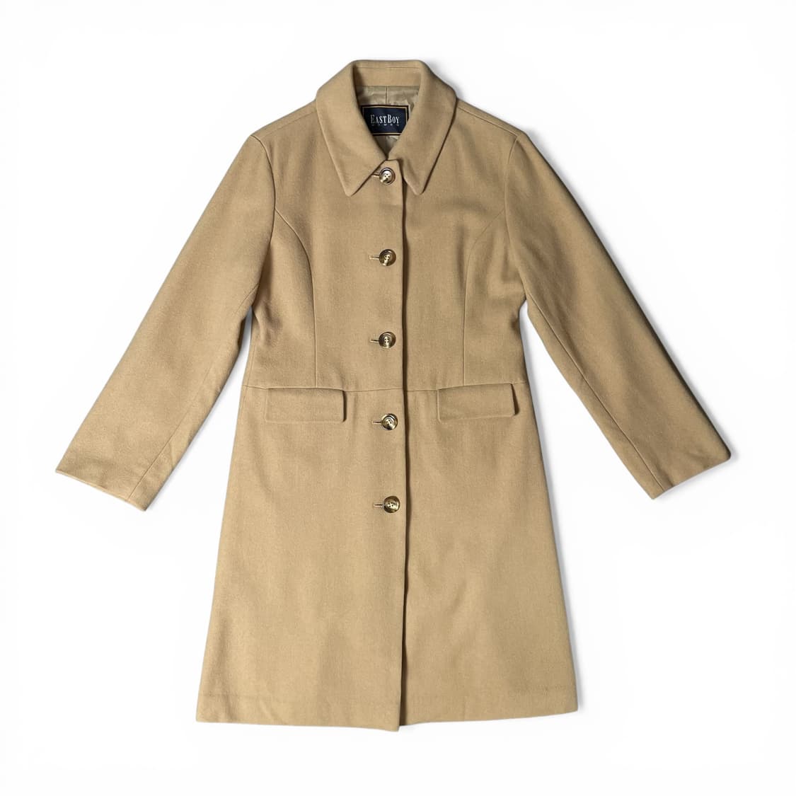 이스트보이 베이지 울 코트 상품이미지1