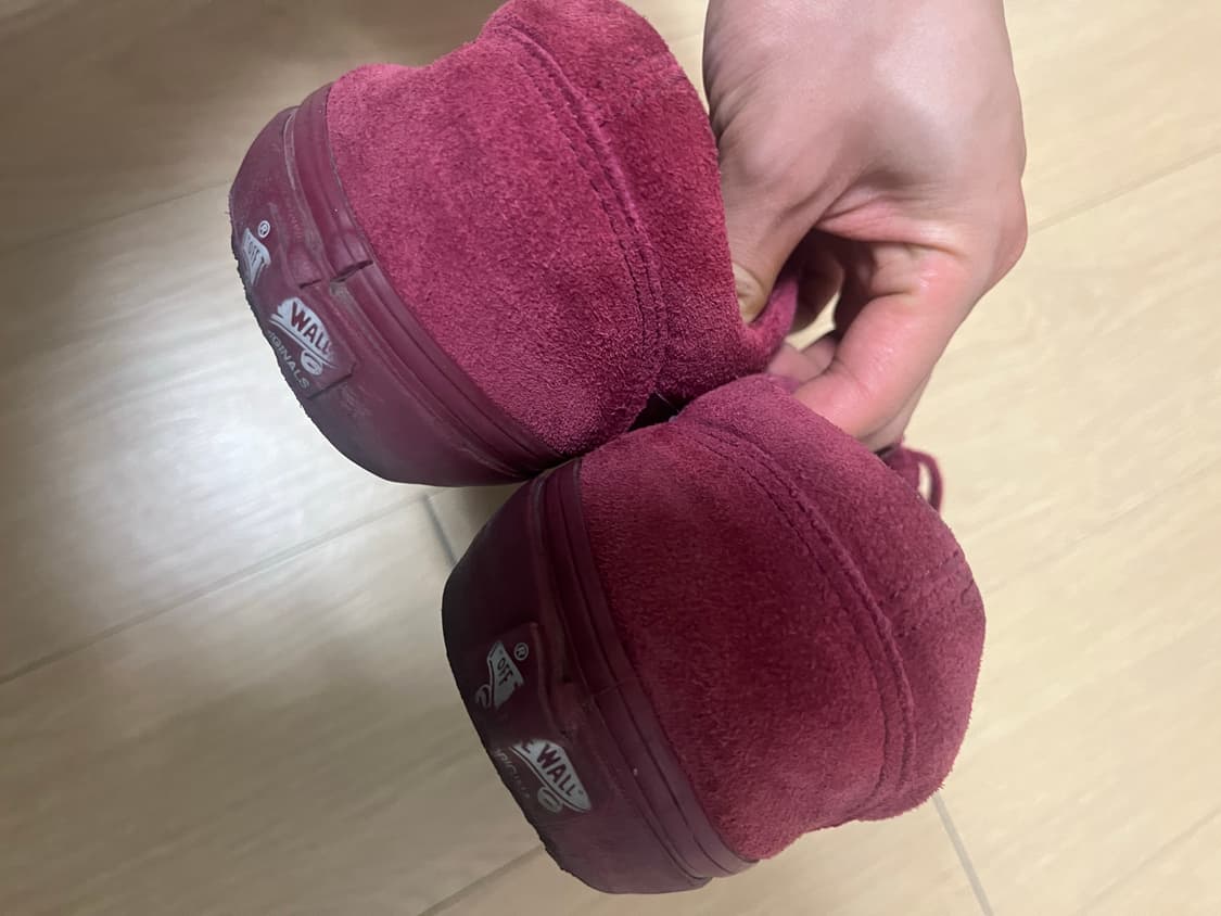 [270]반스 더블탭스 스타일36 버건디 상품이미지5