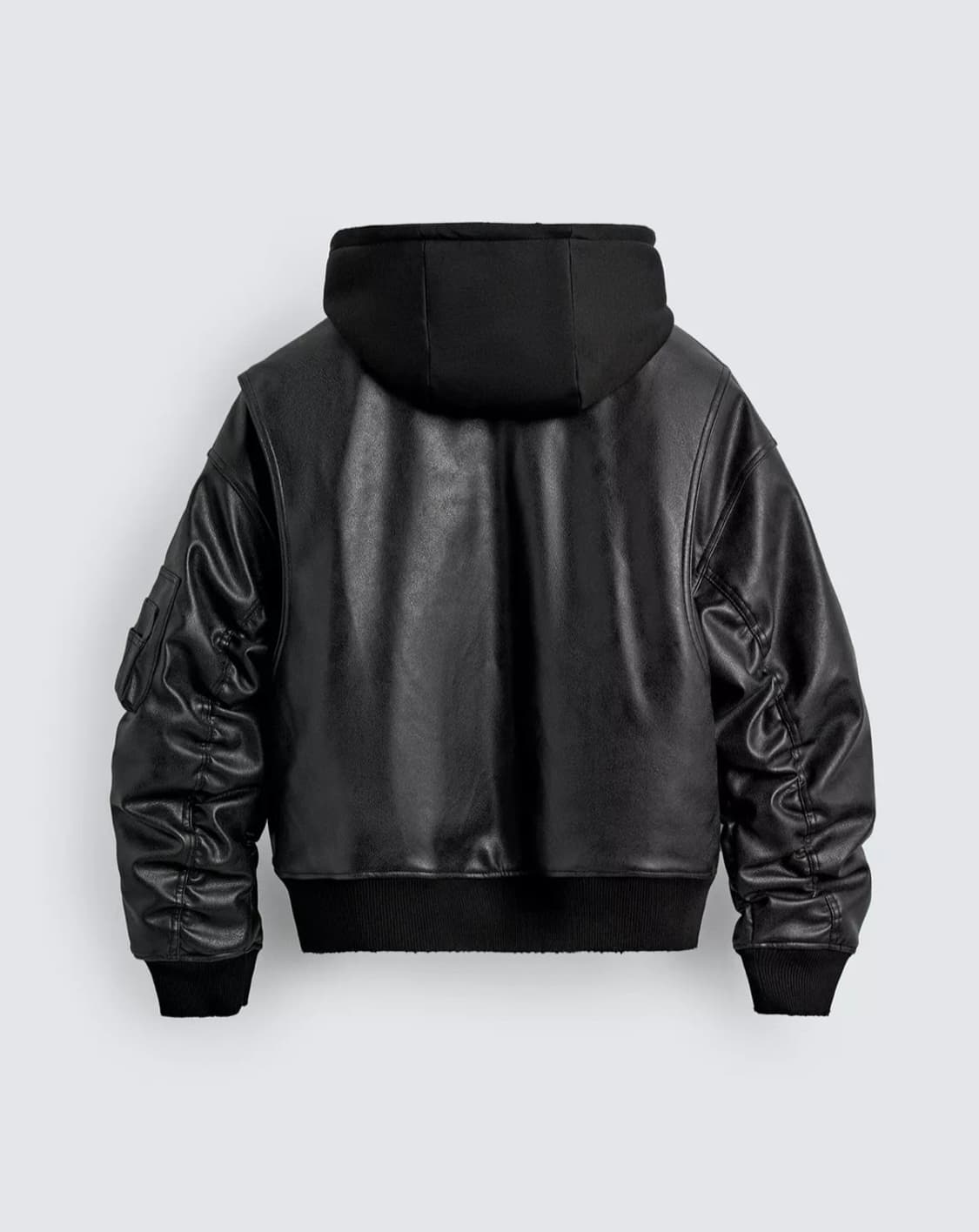 자라 가죽 항공점퍼 S (남녀공용) 상품이미지5