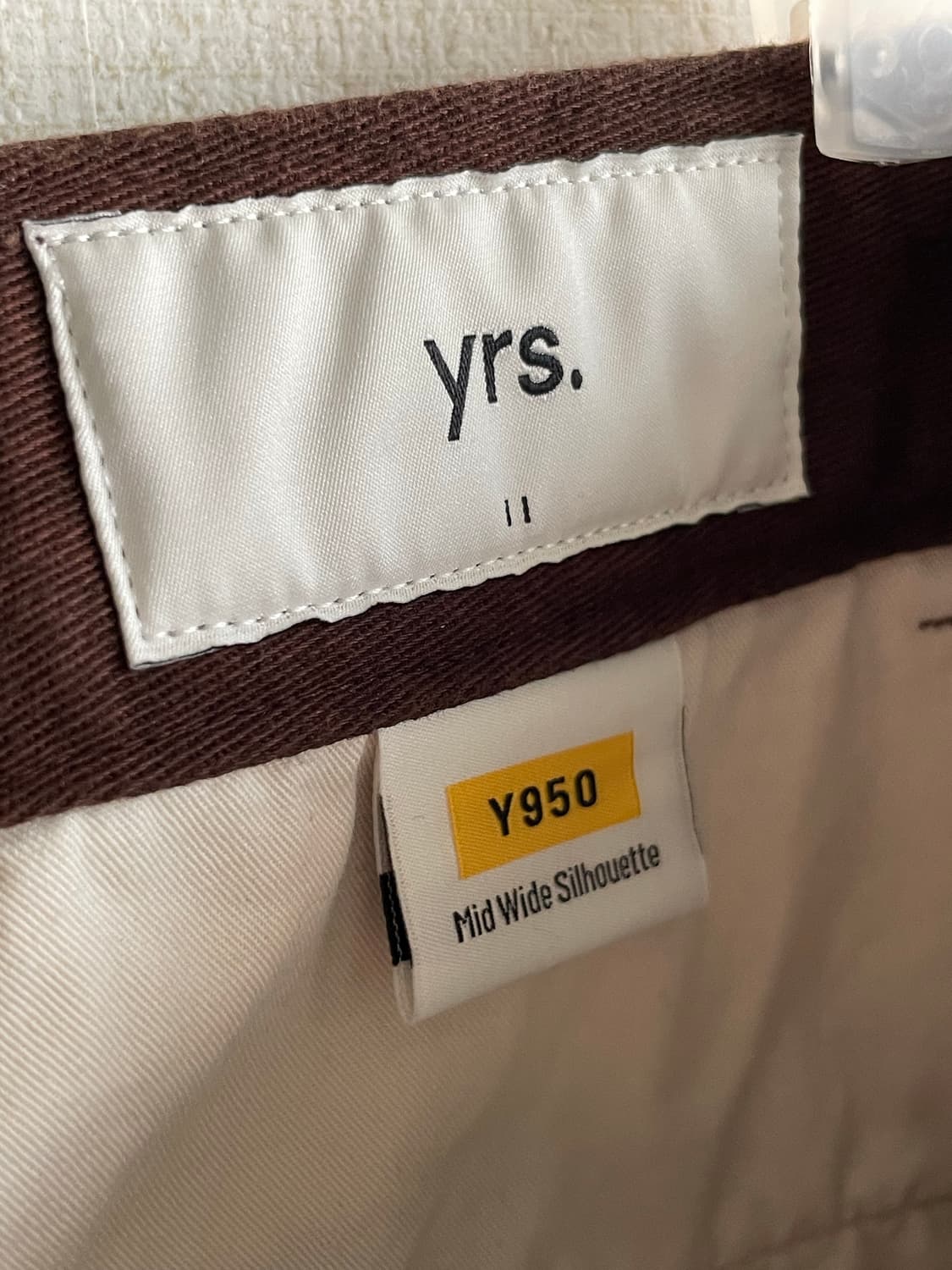 이얼즈어고 Y950 브라운데님 팬츠 2사이즈 상품이미지6
