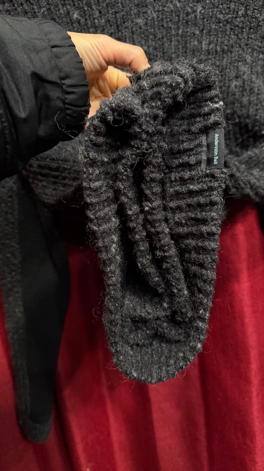 앤더슨벨 후드 니트 M 상품이미지7