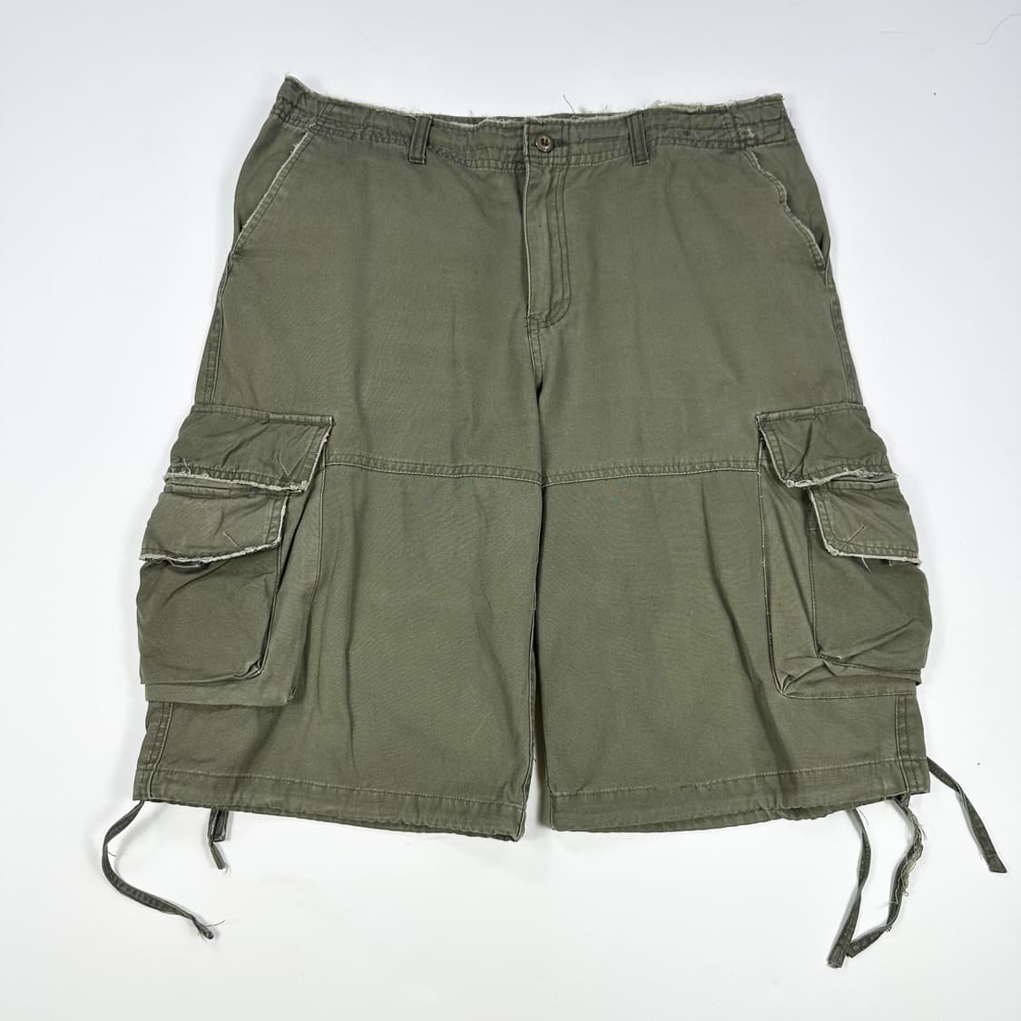 VTG 빈티지 카키 버뮤다 카고반바지 (36인치) 상품이미지1