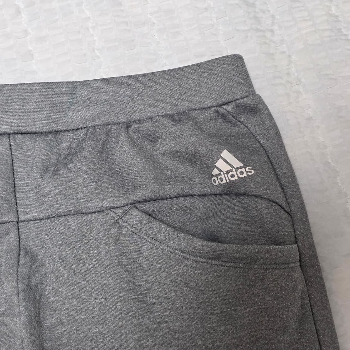 일본 아디다스)그레이 여성 트레이닝 조거팬츠 상품이미지2