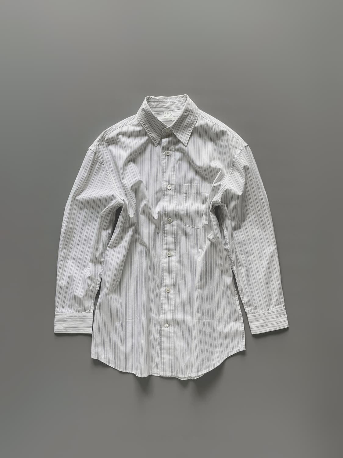 Oversized Pin-strip shirt 상품이미지1