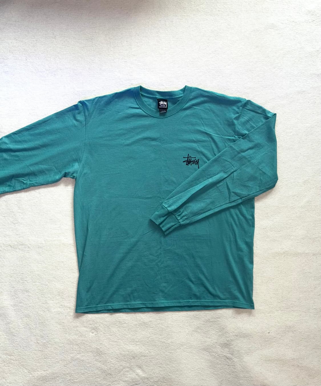 스투시 베이직 롱슬리브 오션 xl 상품이미지2