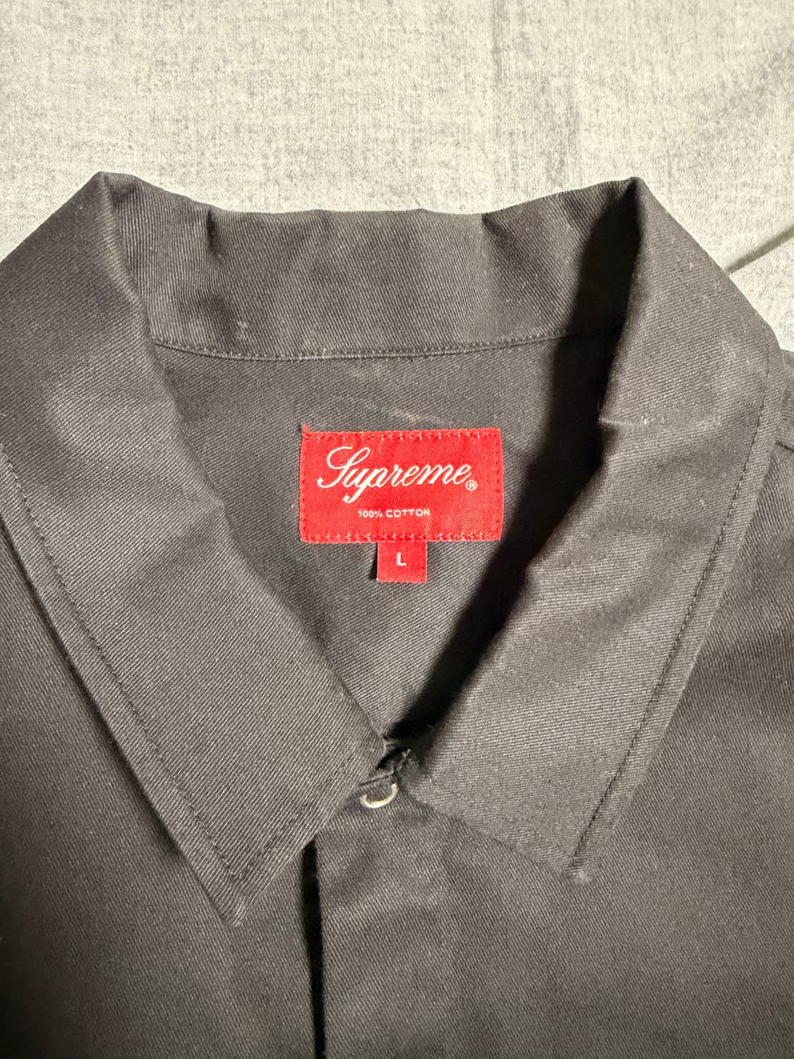 [L] 슈프림 블랙 셔츠 상품이미지2